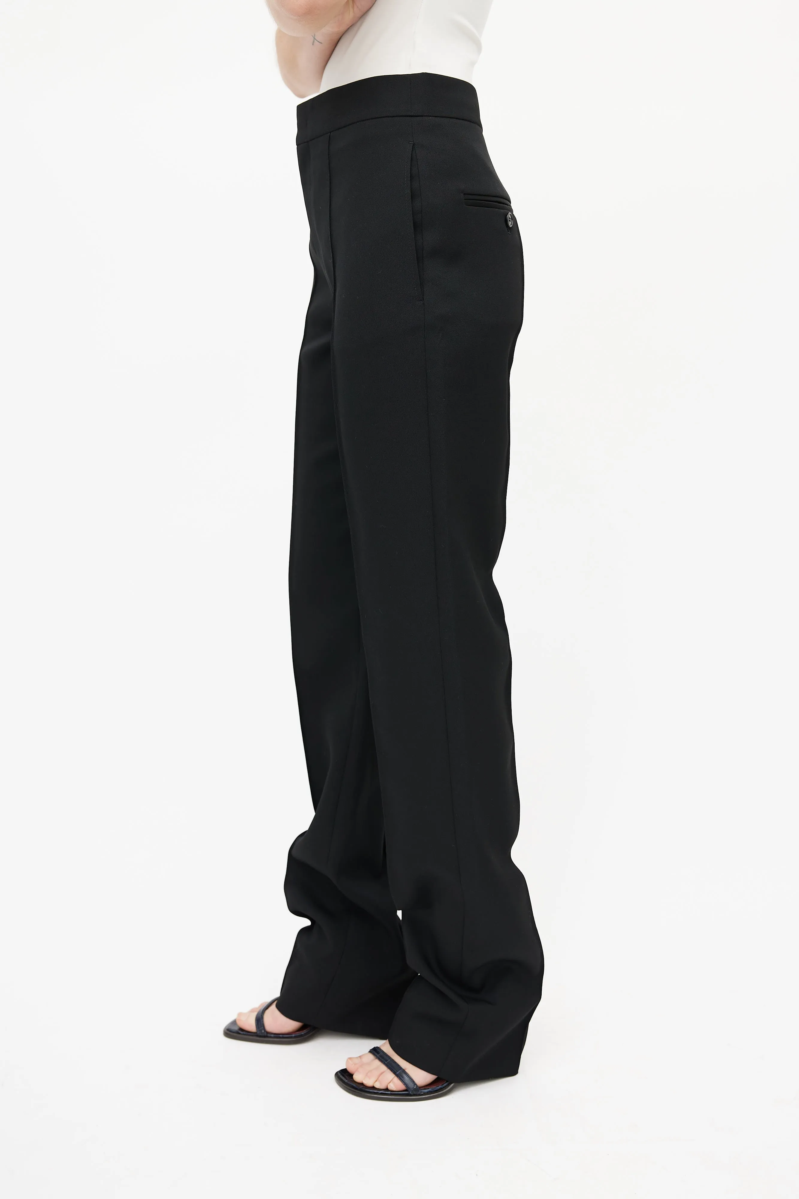 Black Liolirok Tapered Trouser