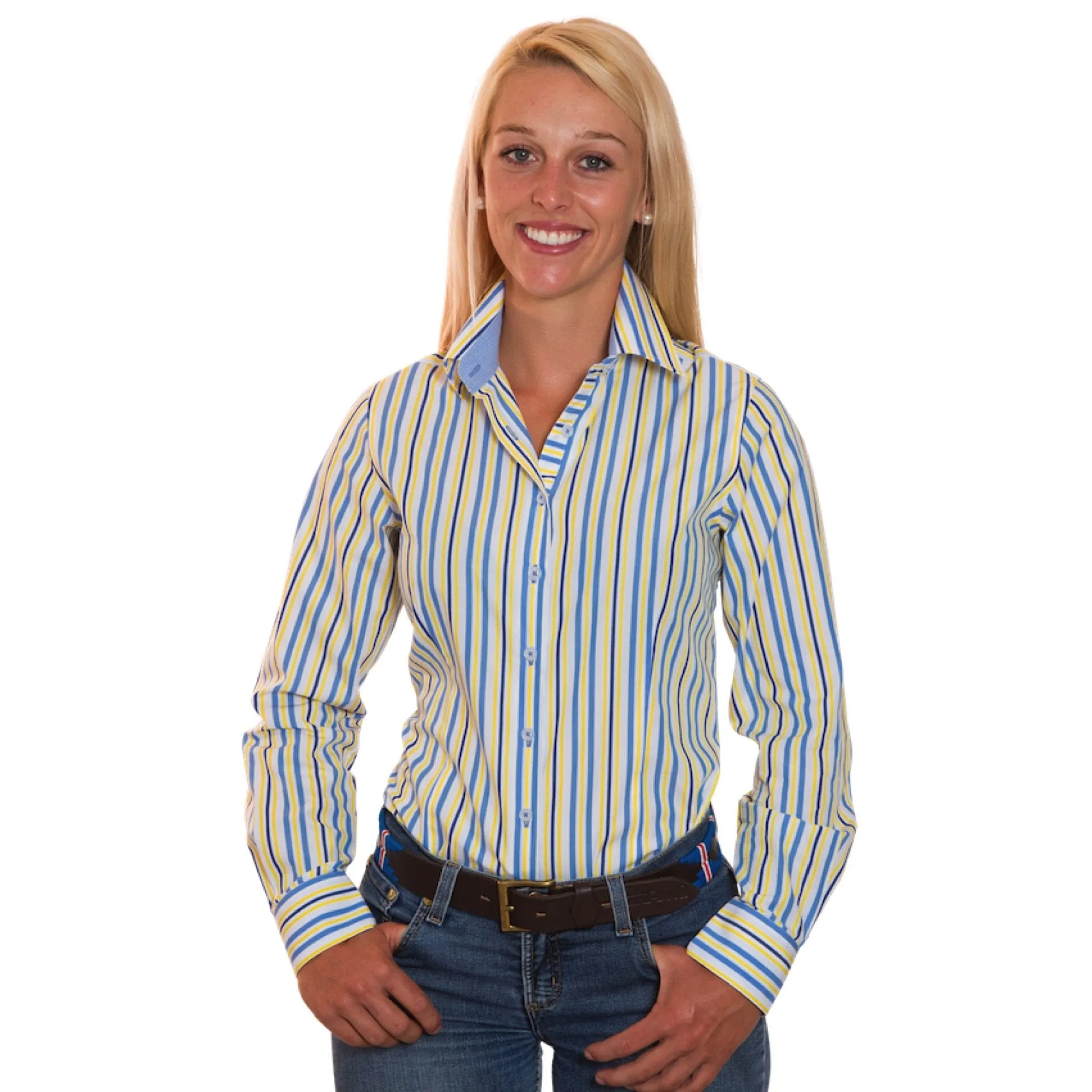 Elly N1-Yellow/Navy Stripe