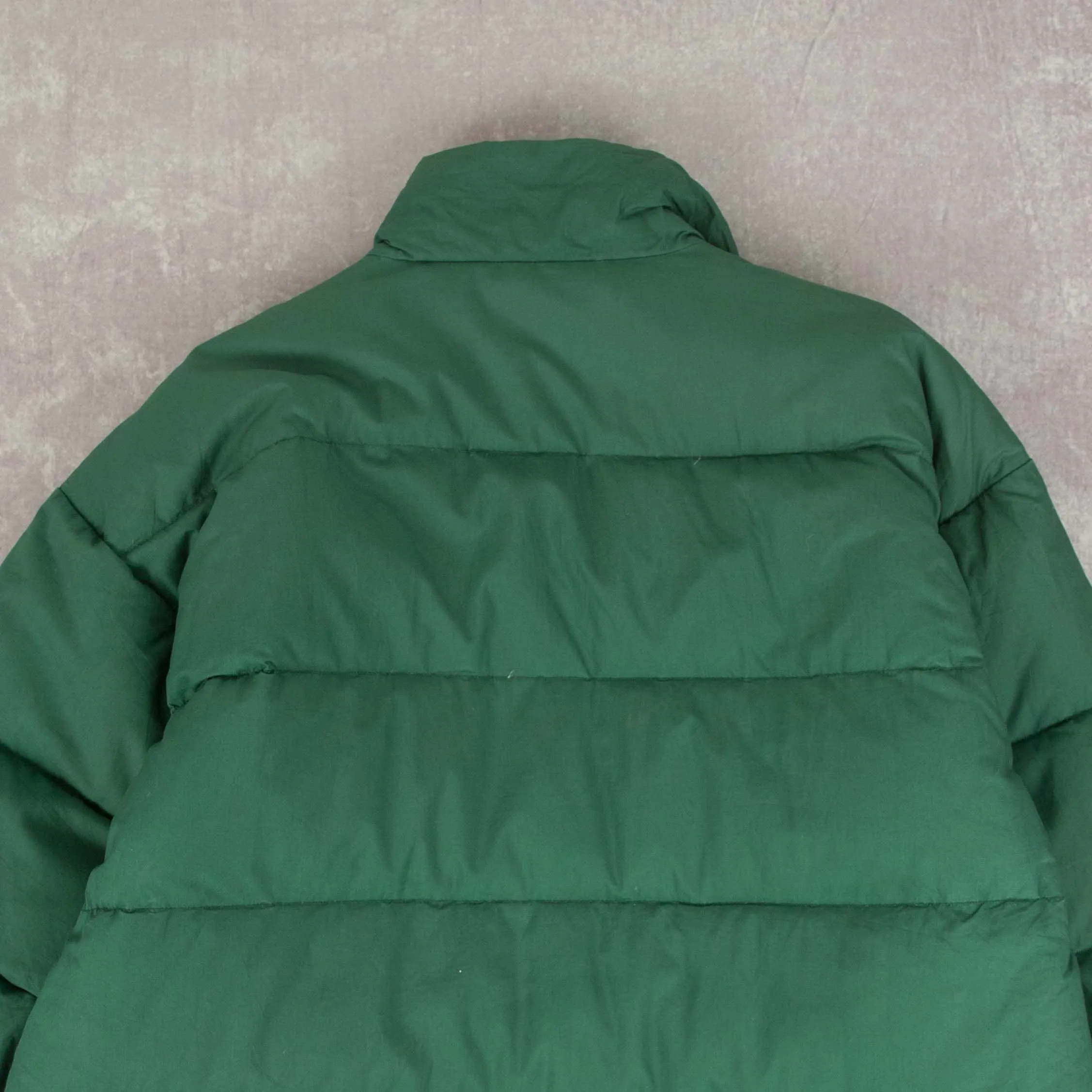 MEN'S VINTAGE GOOSE DOWN PUFFER JACKET - MEDIUM