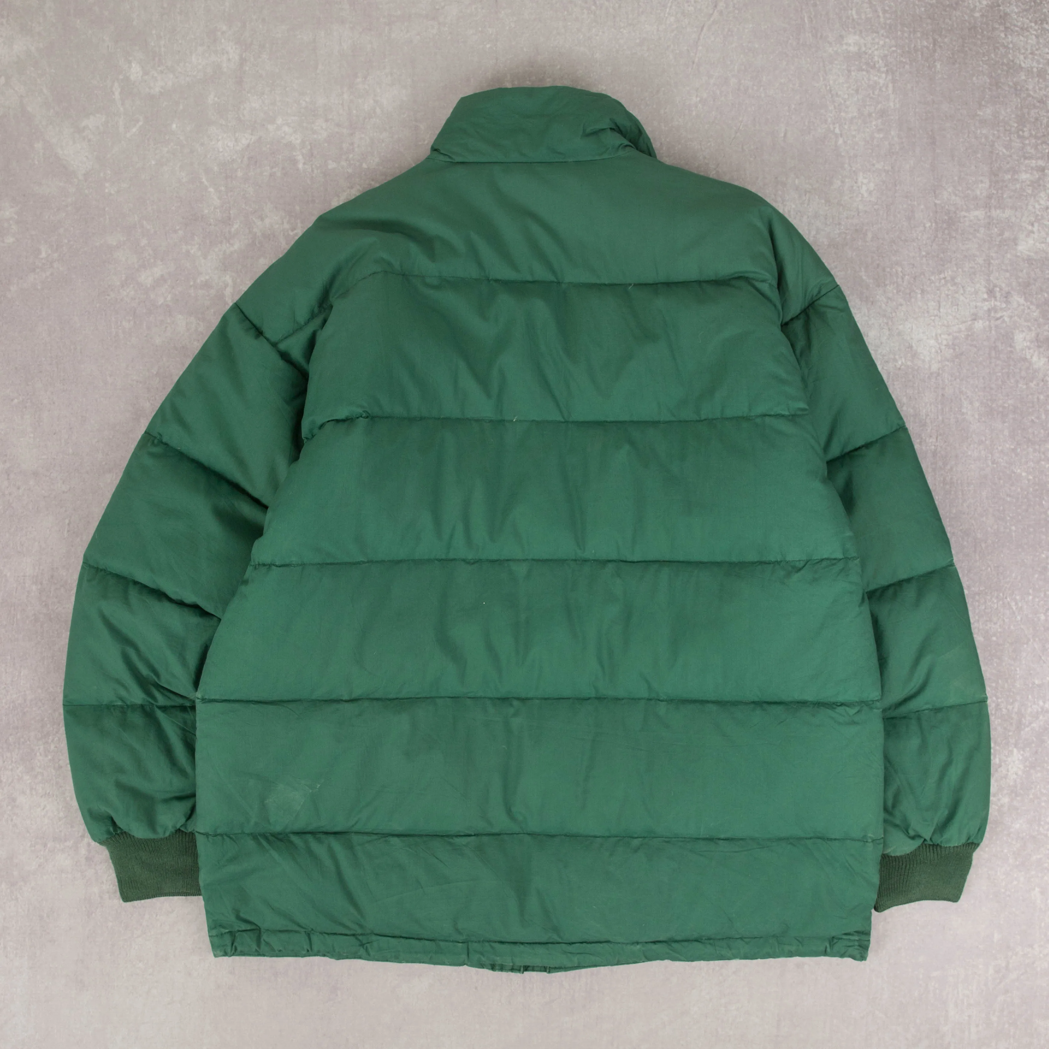 MEN'S VINTAGE GOOSE DOWN PUFFER JACKET - MEDIUM