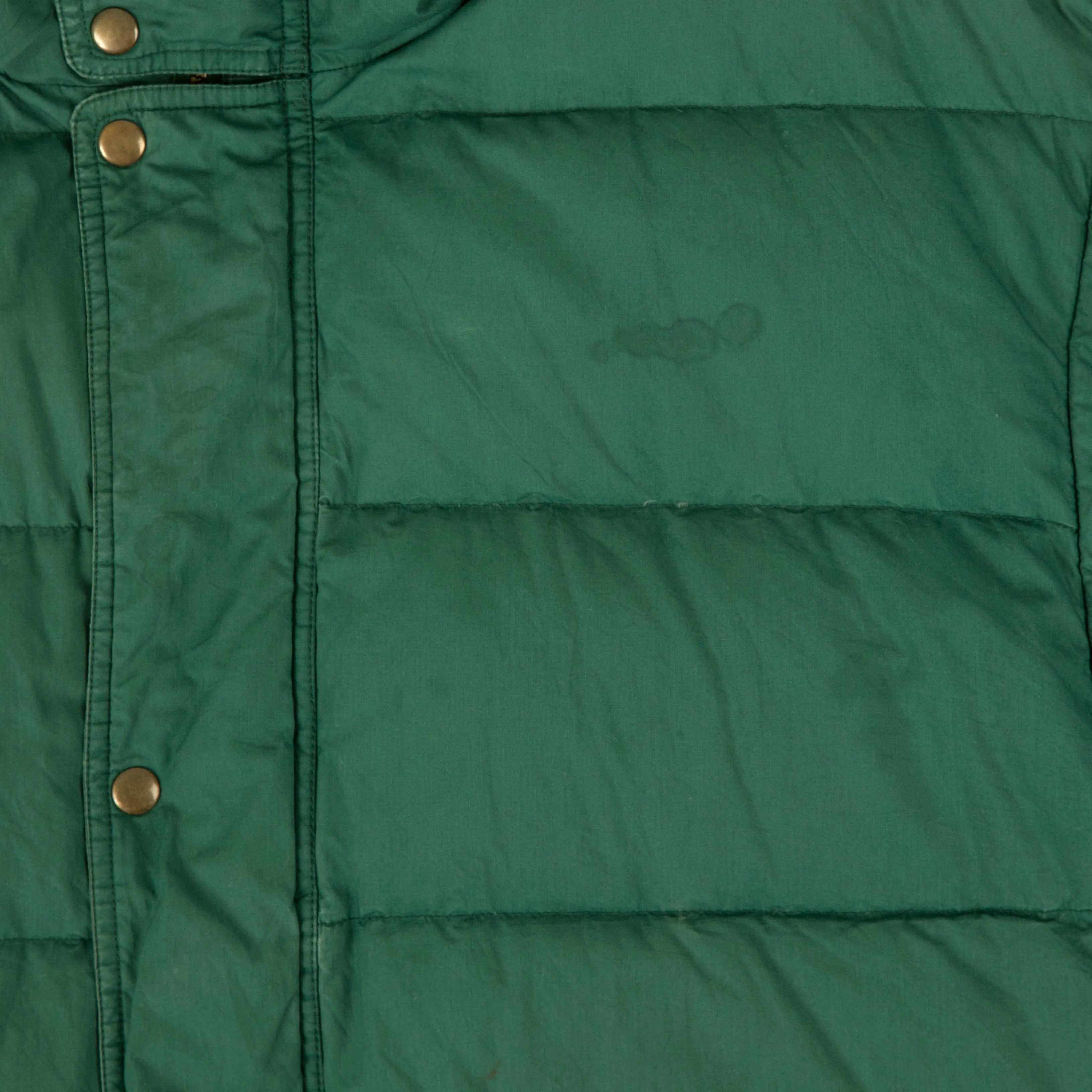 MEN'S VINTAGE GOOSE DOWN PUFFER JACKET - MEDIUM