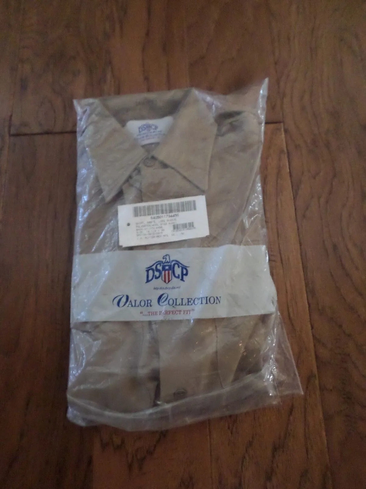NEW U.S MILITARY NAVY MARINE CORPS LONG SLEEVE KHAKI DRESS SHIRT 14 1/2 X 33 USA