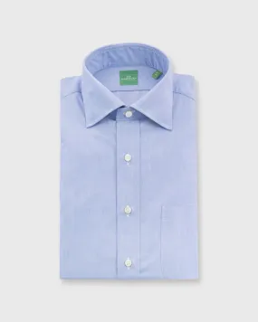 Spread Collar Dress Shirt in Blue End-on-End