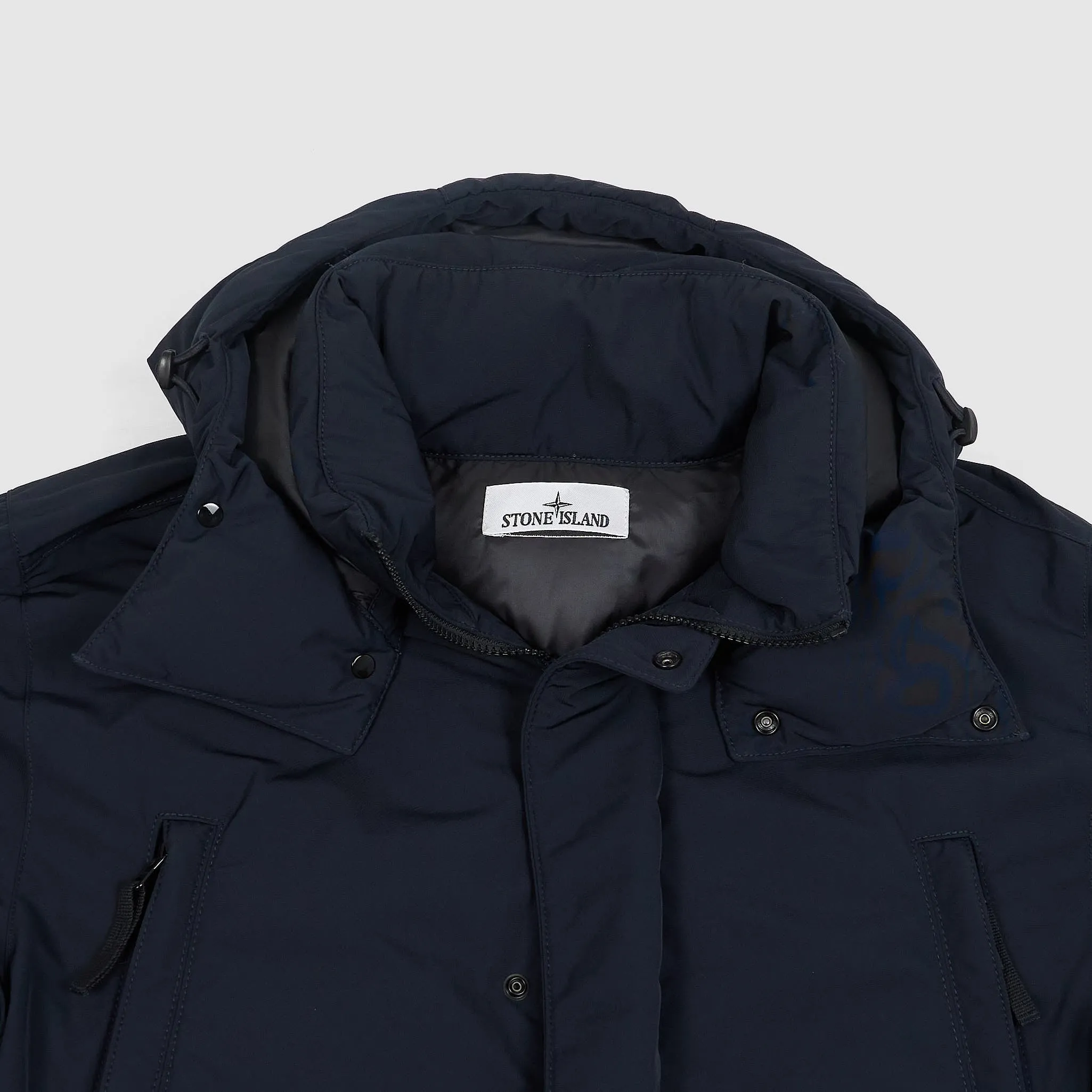 Stone Island Hooded Down Micro Twill Jacket