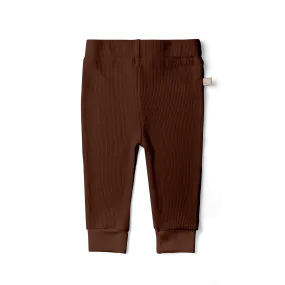 Thermal Viscose Organic Pants - Saddle