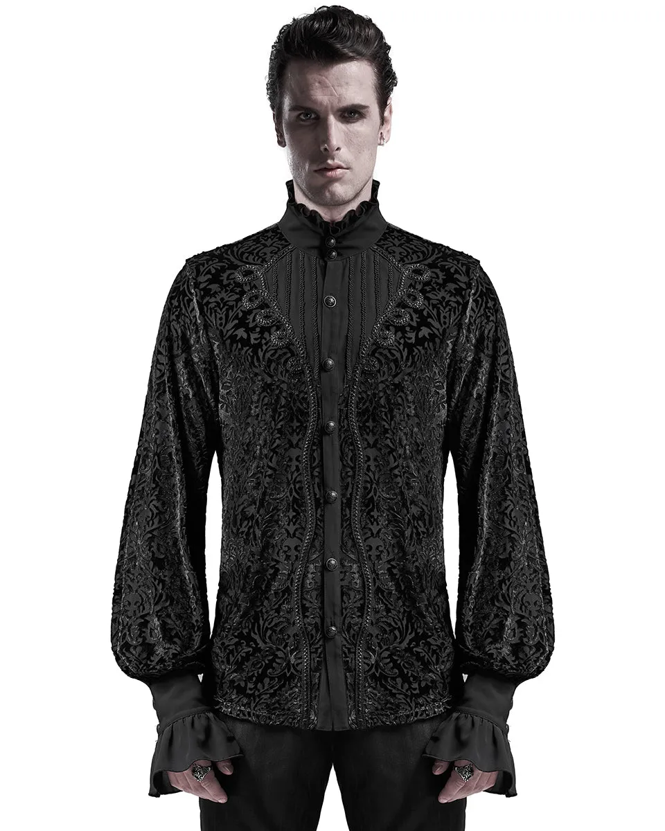 WY-1280 Invictus Mens Gothic Vampire Dress Shirt